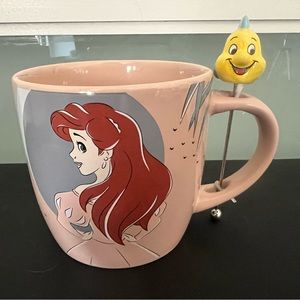 Disney Ariel Little Mermaid Mug with stirrer